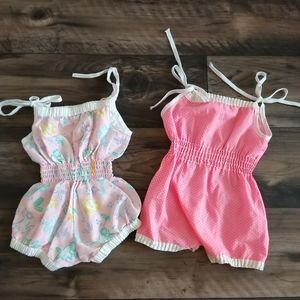 Vintage toddler rompers